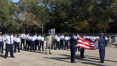 ROTC Flag Retreat Ceremony